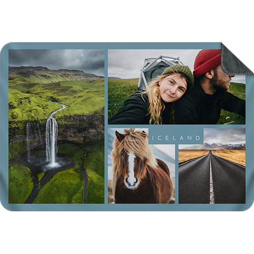 Photo Blanket Collage Landscape - Your journey